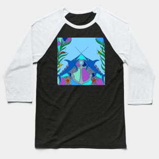 Swordfish Baseball T-Shirt